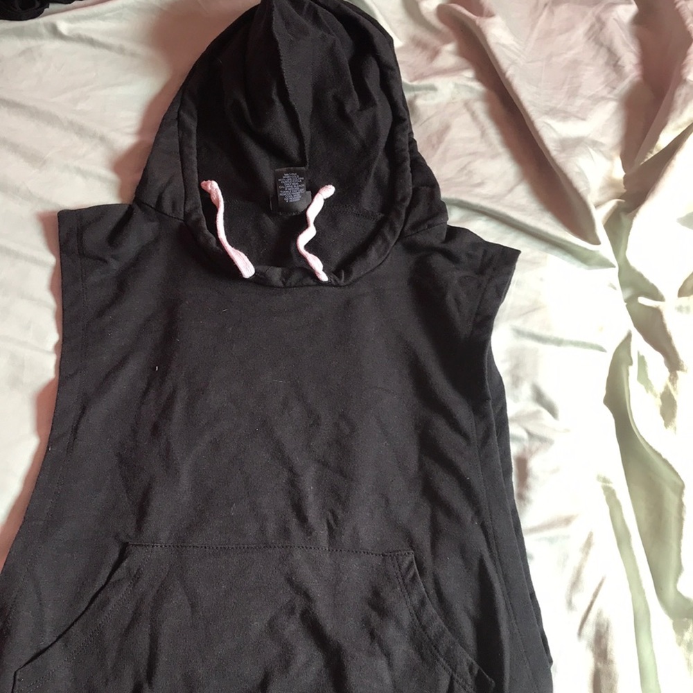 Woke Up Like This Hoodie w/ No Sleeves
